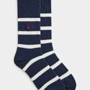 Polo Ralph Lauren Breton Stripe Crew Socks